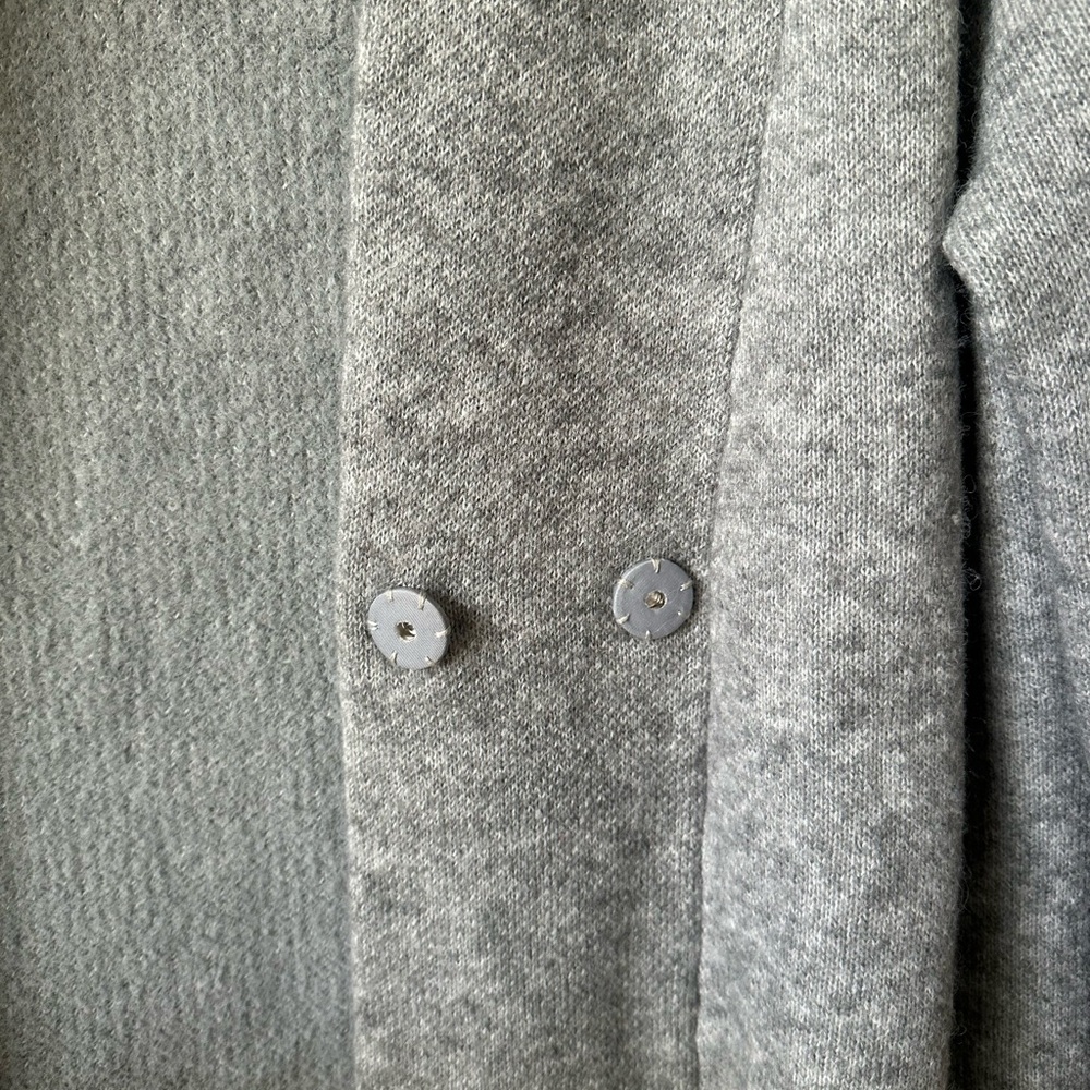 Ann Taylor Heather Gray Sweater Coat - Picture 7 of 11